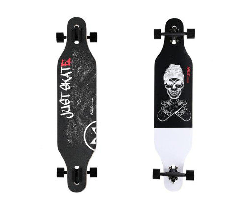 Лонгборд NILS EXTREME SKULL2 WOOD SKATE