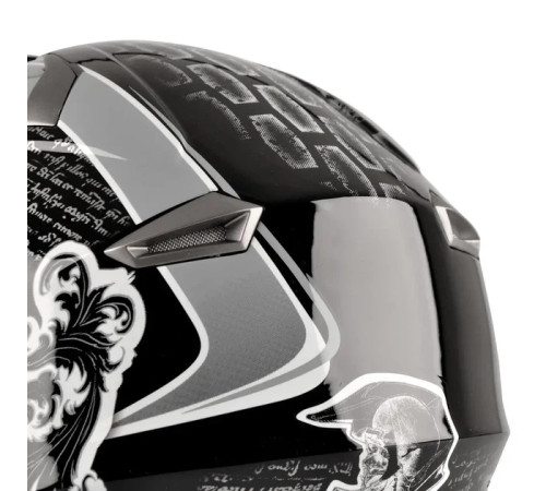 Шолом для мотокросу W-TEC NK-311 enduro BLENDA 2019 розмір M 57-58 см, чорно-сірий