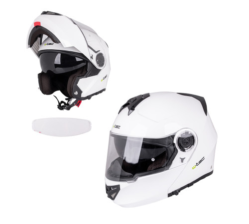 Шолом мотоциклетний W-TEC Vexamo PP Pinlock розмір XL 61-62 см, білий