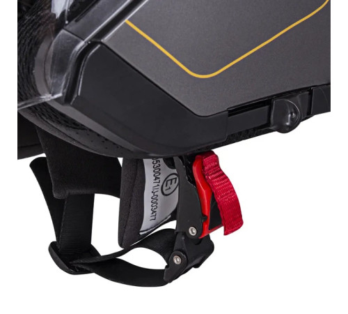 Шолом мотоциклетний W-TEC V586 Urbaztec розмір XS 53-54 см, жовто-сірий