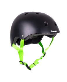  Шолом для роликів/скейтборду/велосипедів Kawasaki Kalmiro - розмір LXL(58-62) / чорний