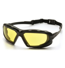 Окуляри захисні з ущільнювачем Pyramex Highlander-PLUS Anti-Fog, жовті