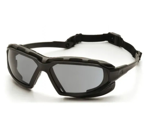 Окуляри захисні з ущільнювачем Pyramex Highlander-PLUS Anti-Fog, сірі Окуляри захисні з ущільнювачем Pyramex Highlander-PLUS Anti-Fog, сірі