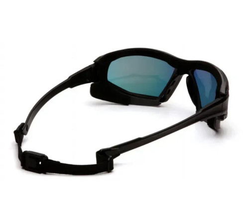 Окуляри захисні з ущільнювачем Pyramex Highlander-PLUS Anti-Fog, червоні