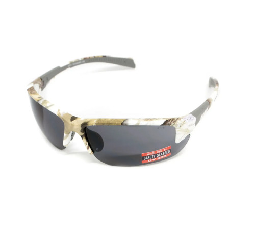 Окуляри захисні Global Vision Hercules-7 White Camo, сірі