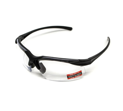 Окуляри захисні біфокальні Global Vision Apex Bifocal +2.0, прозорі Окуляри захисні біфокальні Global Vision Apex Bifocal +2.0, прозорі
