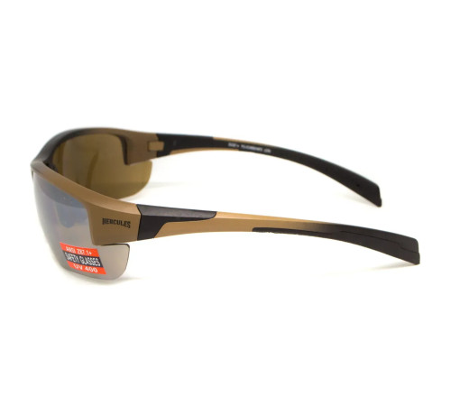 Окуляри захисні Global Vision Hercules-7 Black-Brown, коричневі