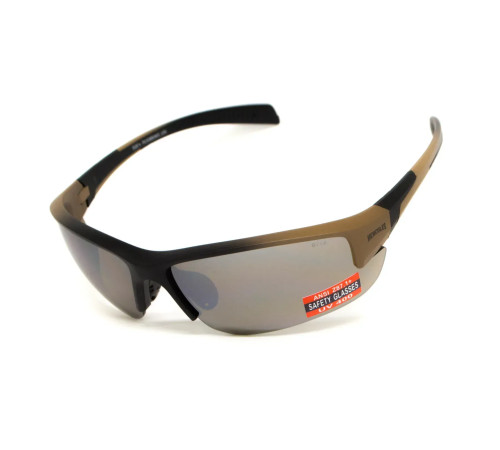 Окуляри захисні Global Vision Hercules-7 Black-Brown, коричневі