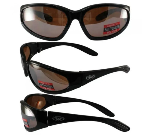 Окуляри захисні Global Vision Hercules-1, коричневі