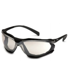 Окуляри захисні з ущільнювачем Pyramex Proximity (indoor/outdoor) Anti-Fog, дзеркальні напівтемні