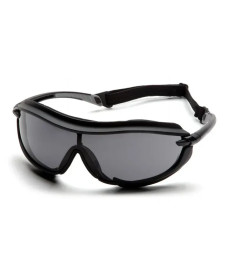 Окуляри захисні з ущільнювачем Pyramex XS3 Plus (gray) Anti-Fog, сірі