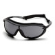 Окуляри захисні з ущільнювачем Pyramex XS3 Plus (gray) Anti-Fog, сірі