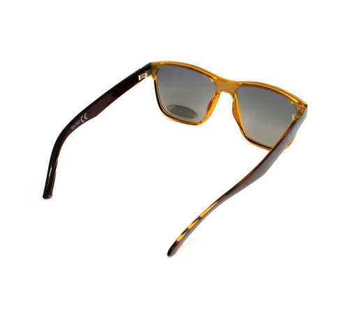 Окуляри поляризаційні BluWater Saltee Polarized, сірі з градієнтом лінзи в коричневій напівпрозорій оправі