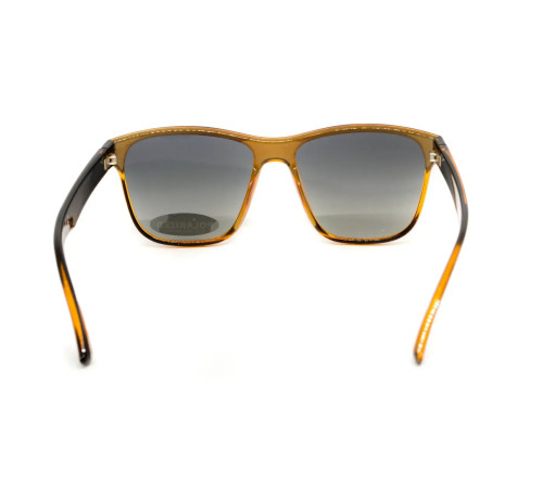 Окуляри поляризаційні BluWater Saltee Polarized, сірі з градієнтом лінзи в коричневій напівпрозорій оправі