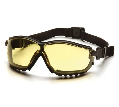 Окуляри захисні з ущільнювачем Pyramex V2G Anti-Fog, жовті Окуляри захисні з ущільнювачем Pyramex V2G Anti-Fog, жовті