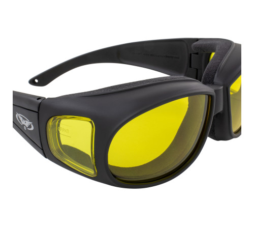 Окуляри захисні з ущільнювачем Global Vision Outfitter Anti-Fog, жовті