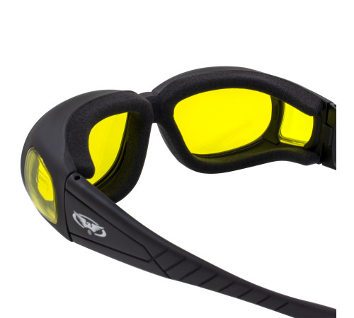 Окуляри захисні з ущільнювачем Global Vision Outfitter Anti-Fog, жовті