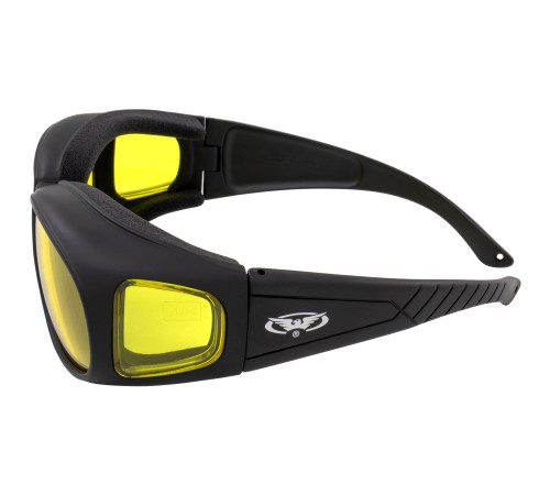 Окуляри захисні з ущільнювачем Global Vision Outfitter Anti-Fog, жовті
