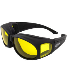 Окуляри захисні з ущільнювачем Global Vision Outfitter Anti-Fog, жовті