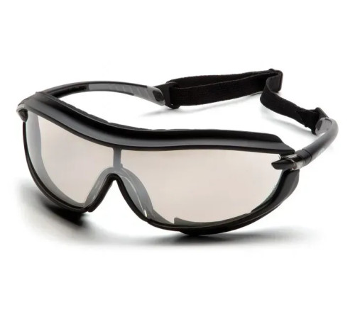 Окуляри захисні з ущільнювачем Pyramex XS3 Plus Anti-Fog, світло-коричневі Окуляри захисні з ущільнювачем Pyramex XS3 Plus Anti-Fog, світло-коричневі