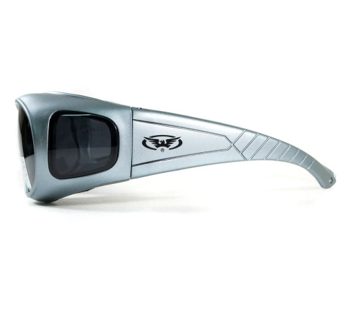 Окуляри захисні з ущільнювачем Global Vision Outfitter Metallic Anti-Fog, сірі