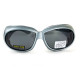 Окуляри захисні з ущільнювачем Global Vision Outfitter Metallic Anti-Fog, сірі