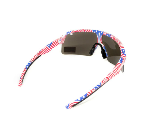 Окуляри захисні Global Vision Holeshot USA Flag, сірі Окуляри захисні Global Vision Holeshot USA Flag, сірі