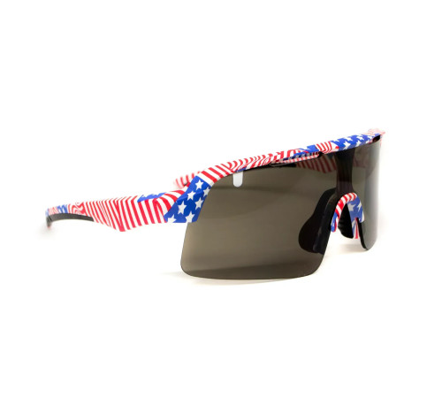 Окуляри захисні Global Vision Holeshot USA Flag, сірі Окуляри захисні Global Vision Holeshot USA Flag, сірі