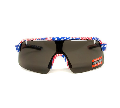 Окуляри захисні Global Vision Holeshot USA Flag, сірі Окуляри захисні Global Vision Holeshot USA Flag, сірі