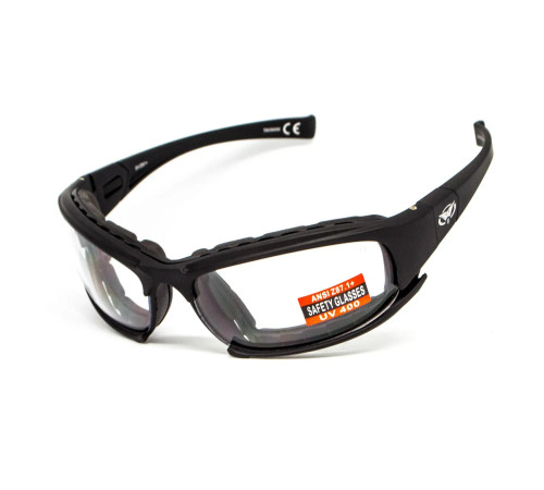 Окуляри захисні фотохромні Global Vision Assault Photochromic Anti-Fog, прозорі