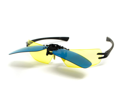 Полярізаційна накладка на окуляри, зелена Полярізаційна накладка на окуляри, зелена