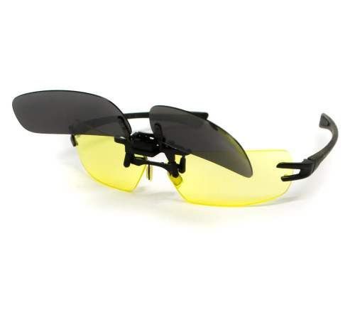 Полярізаційна накладка на окуляри, зелена Полярізаційна накладка на окуляри, зелена