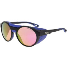 Окуляри захисні GOG Manaslu Photochromic Cat.2-4, чорно-сині