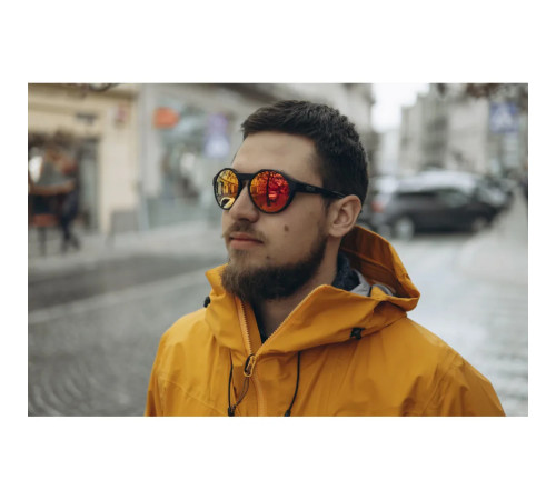 Окуляри захисні GOG Manaslu Photochromic Cat.2-4, чорно-сині