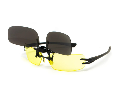 Полярізаційна накладка на окуляри, синя Полярізаційна накладка на окуляри, синя