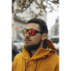 Окуляри захисні GOG Manaslu Photochromic Cat.2-4, чорно-червоні