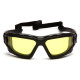 Окуляри захисні з ущільнювачем Pyramex i-Force Slim Anti-Fog, жовті