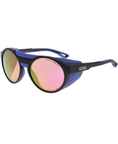 Окуляри захисні GOG Manaslu Photochromic Cat.2-4, чорно-рожеві