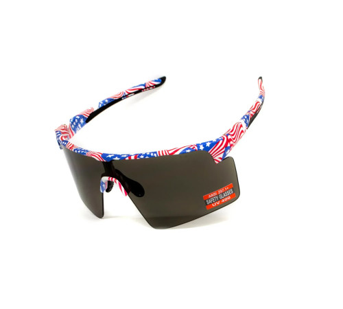 Окуляри захисні Global Vision Onyx USA Flag