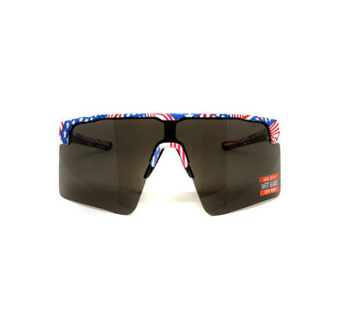 Окуляри захисні Global Vision Onyx USA Flag