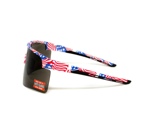 Окуляри захисні Global Vision Onyx USA Flag