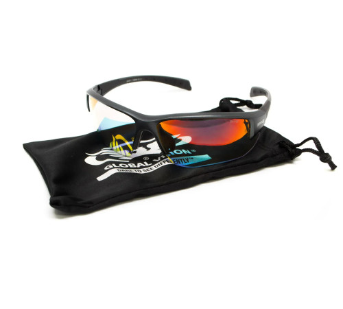 Окуляри захисні фотохромні Global Vision Hercules-7 Photochromic Anti-Fog, червоні