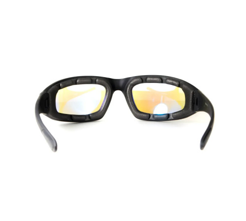 Окуляри захисні фотохромні Global Vision KickBack Photochromic Anti Fog, сині