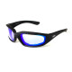 Окуляри захисні фотохромні Global Vision KickBack Photochromic Anti Fog, сині