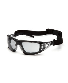 Окуляри захисні з ущільнювачем Pyramex Fyxate H2MAX Anti-Fog, світло-сірі 