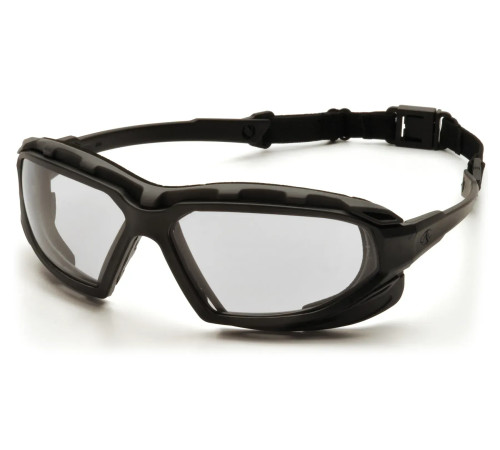 Окуляри захисні з ущільнювачем Pyramex Highlander-Plus Anti-Fog, прозорі Окуляри захисні з ущільнювачем Pyramex Highlander-Plus Anti-Fog, прозорі