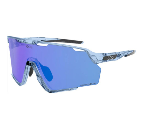 Окуляри захисні GOG Prometheus Photochromic Cat.0-3, блакитні