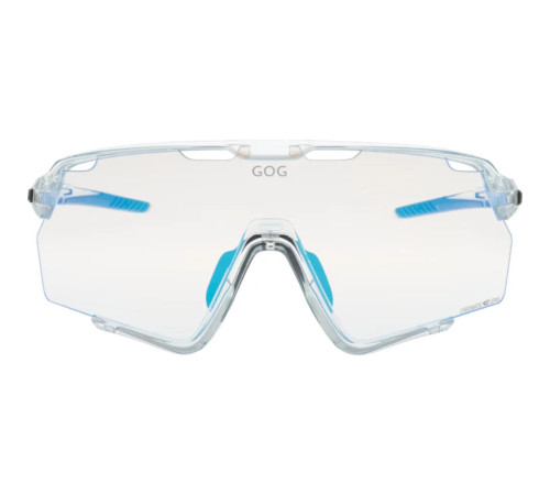 Окуляри захисні GOG Prometheus Photochromic Cat.0-3, блакитні