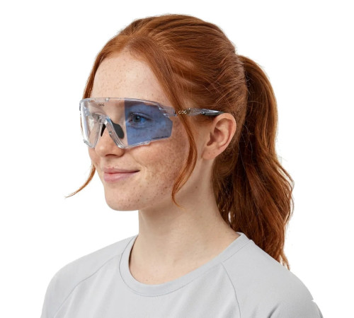 Окуляри захисні GOG Prometheus Photochromic Cat.0-3, блакитні