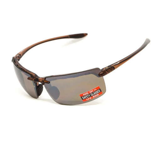 Окуляри захисні Global Vision Wheelin Crystal Brown, коричневі Окуляри захисні Global Vision Wheelin Crystal Brown, коричневі